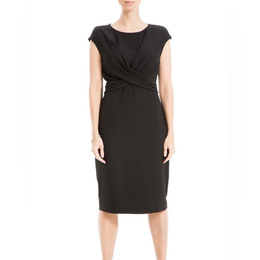 Max Studio Black Midi Dress